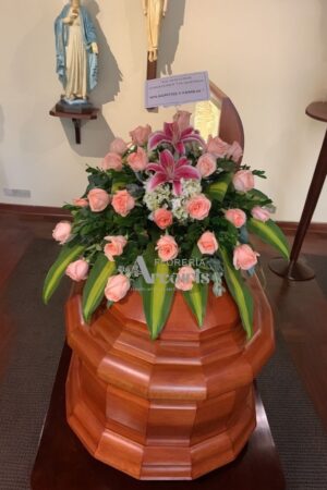 MANTO PARA ATAUD - ROSADO PEQUEÑO
