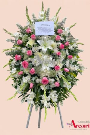 TRIPODE FUNEBRE ROSADO FUSION